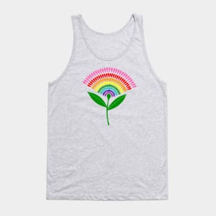 Pridemonth Dandelion LGBTQIA Flag Eight Colors Tank Top